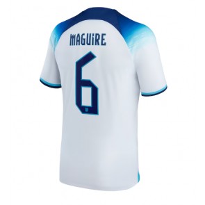 Engleska Harry Maguire #6 Domaci Dres SP 2022 Kratak Rukavima